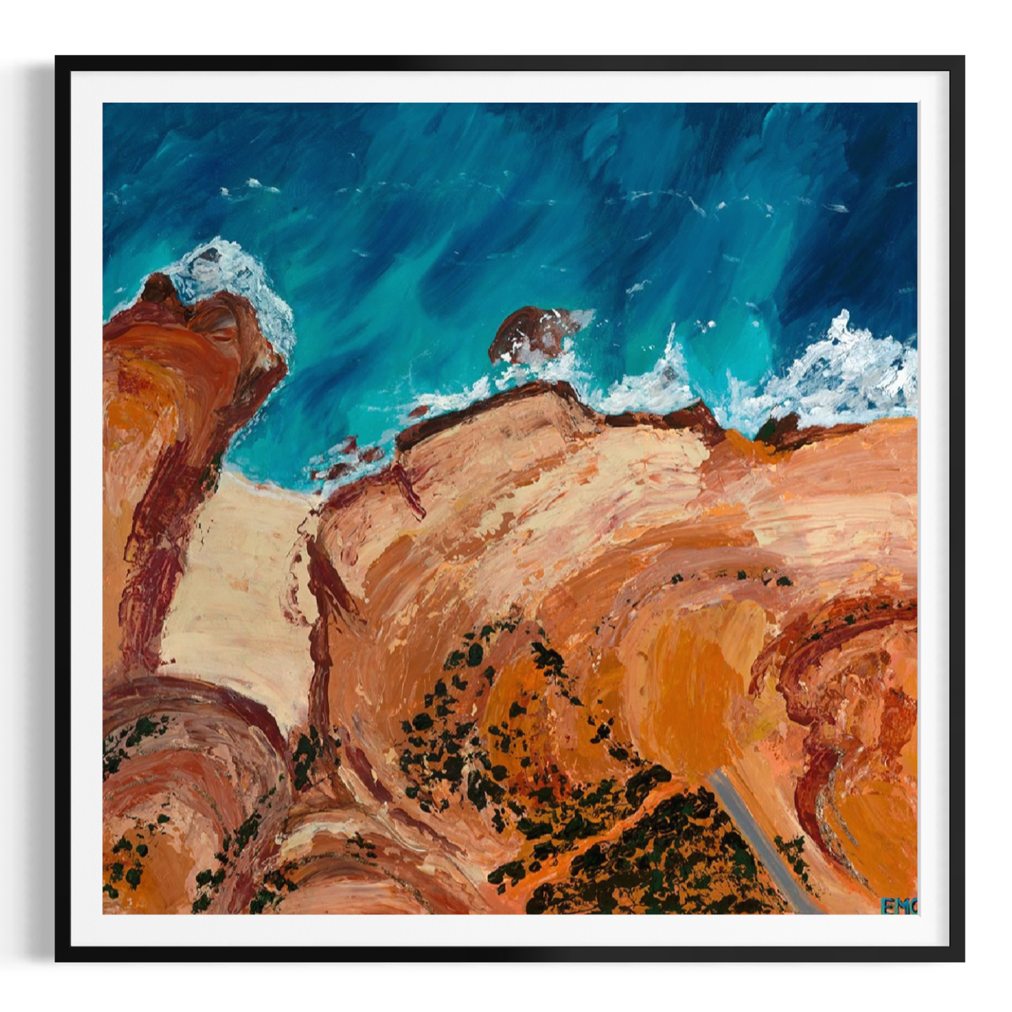 The secret cove - Paper PRINT (Framed/unframed)