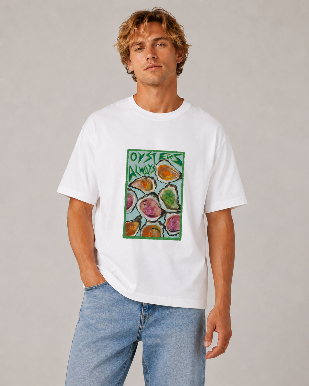 OYSTERS ALWAYS - men’s t-shirt