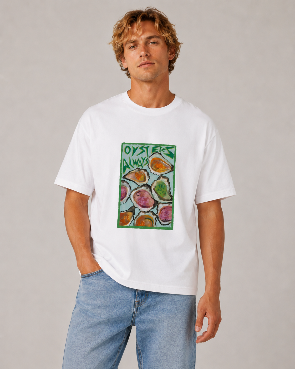 OYSTERS ALWAYS - men’s t-shirt