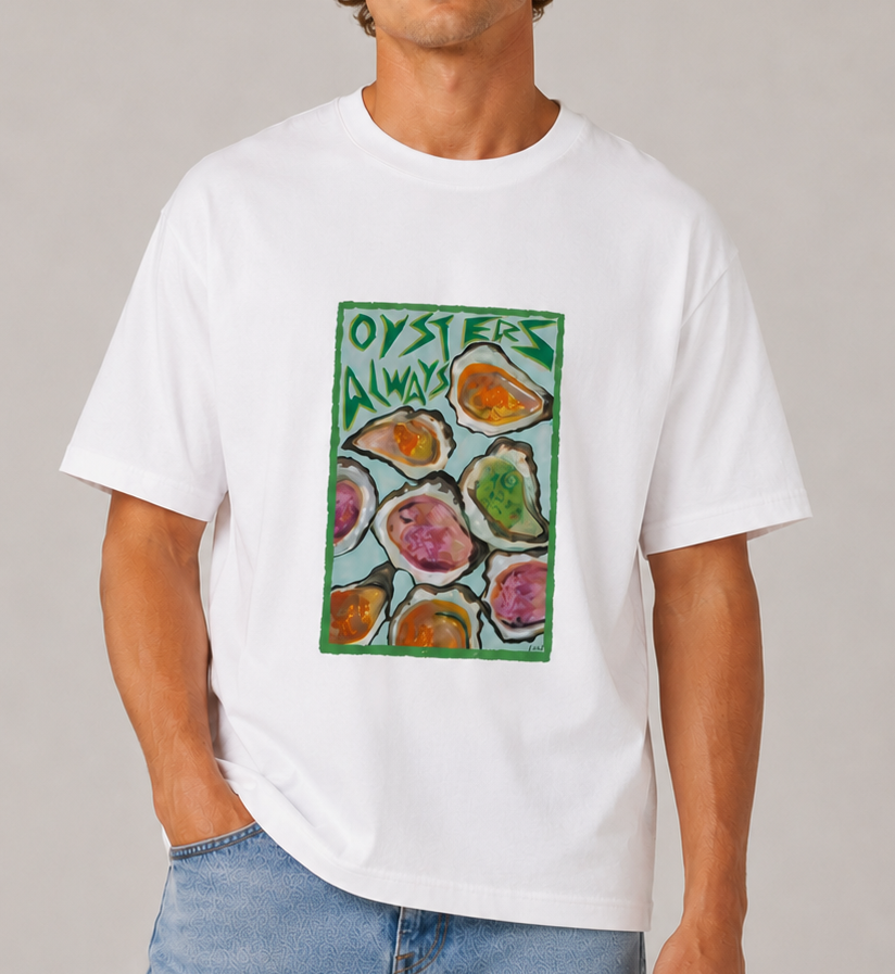 OYSTERS ALWAYS - men’s t-shirt