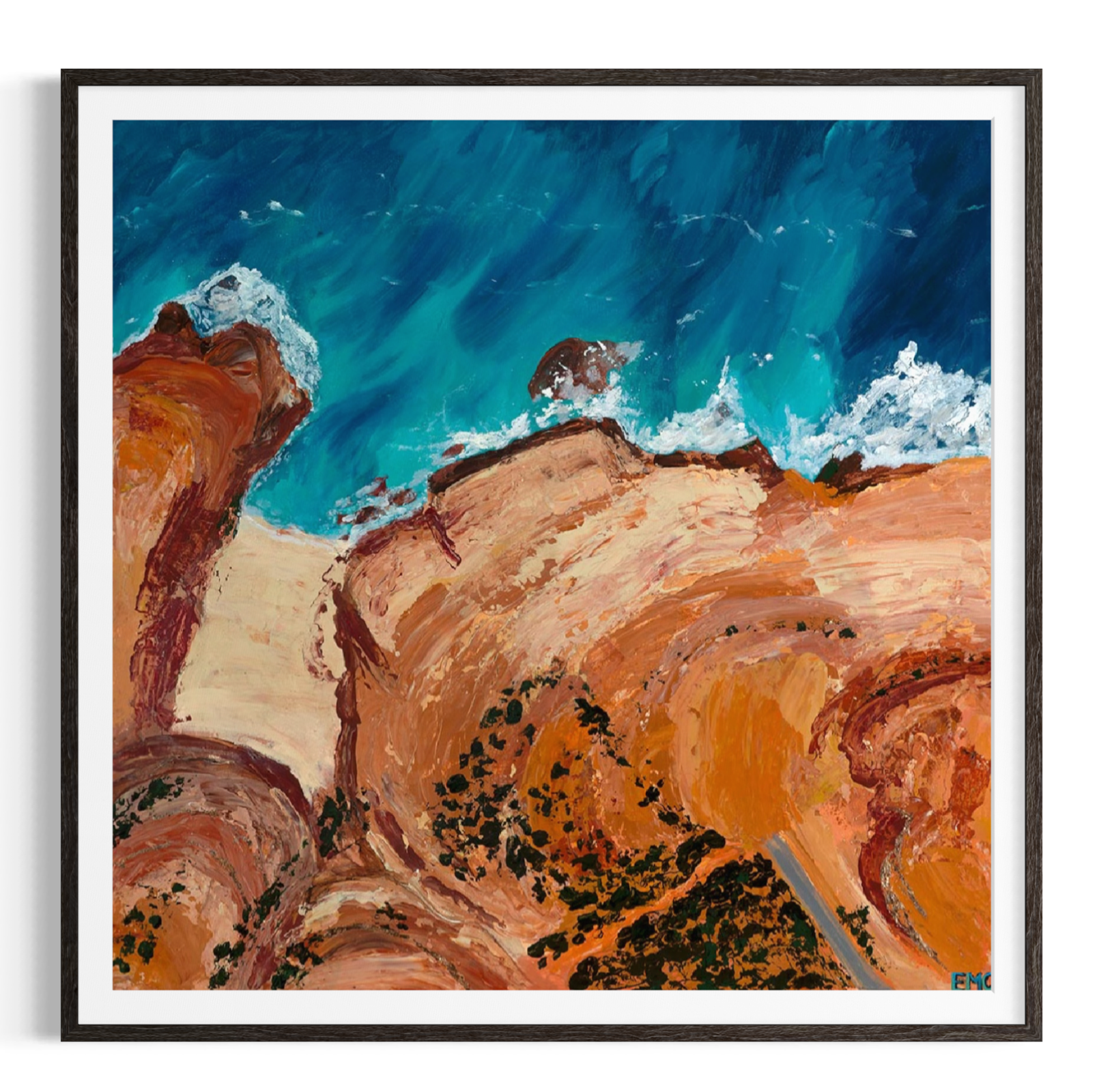 The secret cove - Paper PRINT (Framed/unframed)
