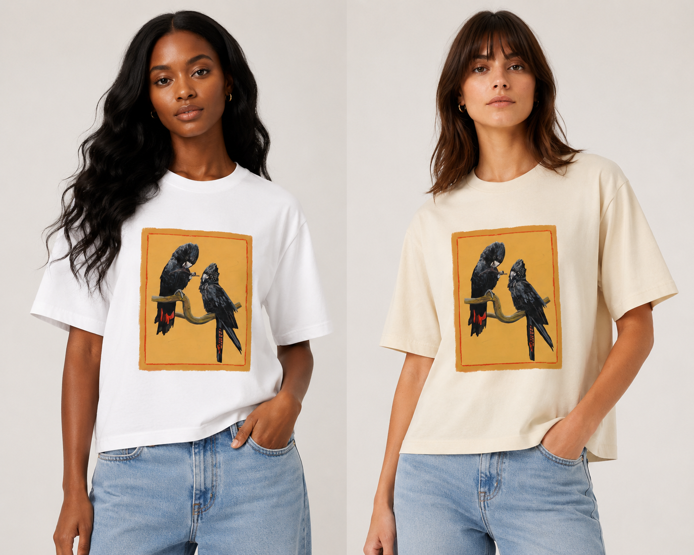 BLACK COCKATOOS - Women's t-shirt