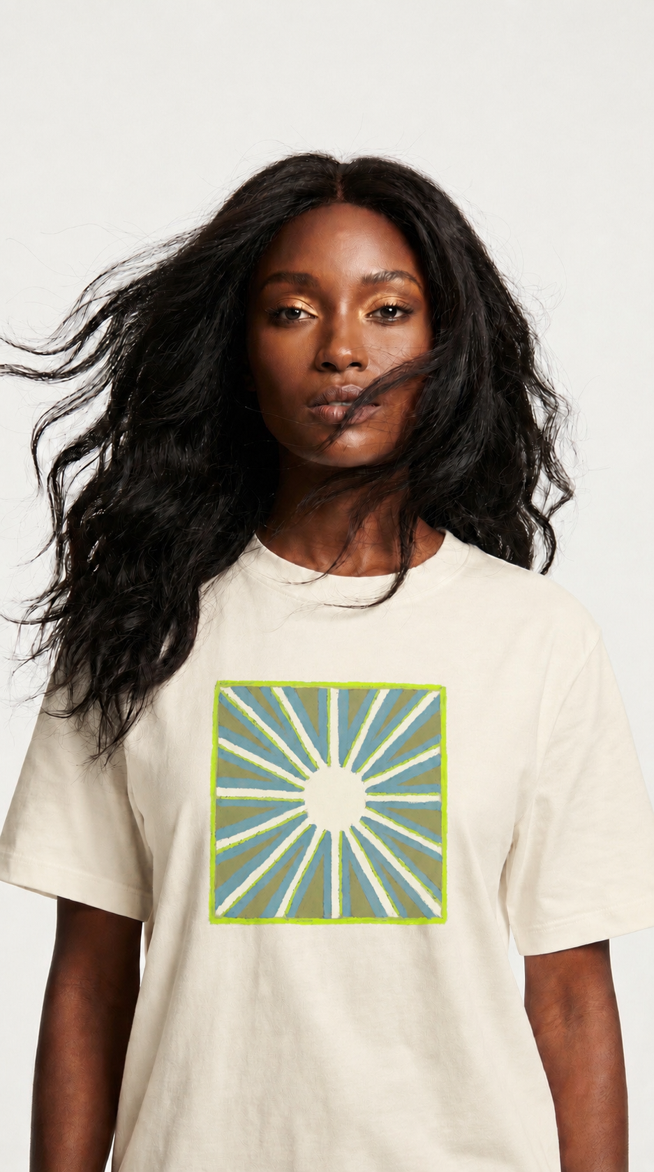 GREEN SUN - Women's t-shirt