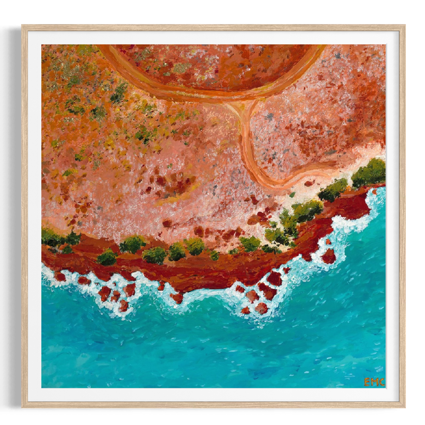 Dirt track to the coast - Paper PRINT (Framed/unframed)