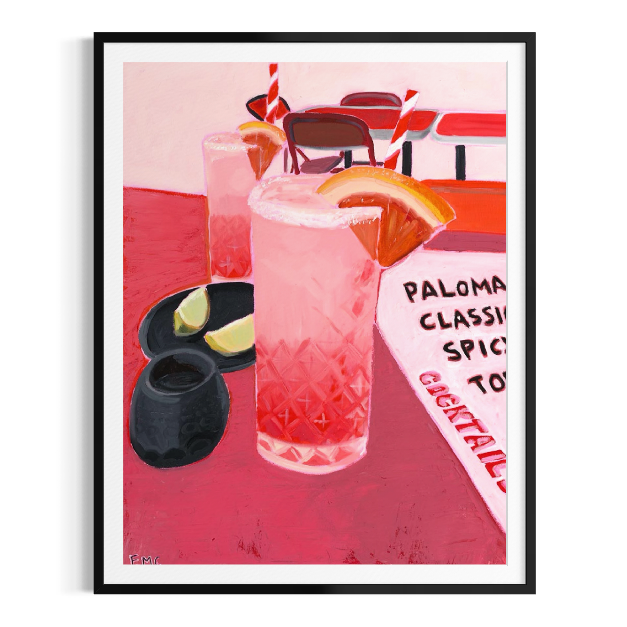 Palomas for two - Paper PRINT (Framed/unframed)