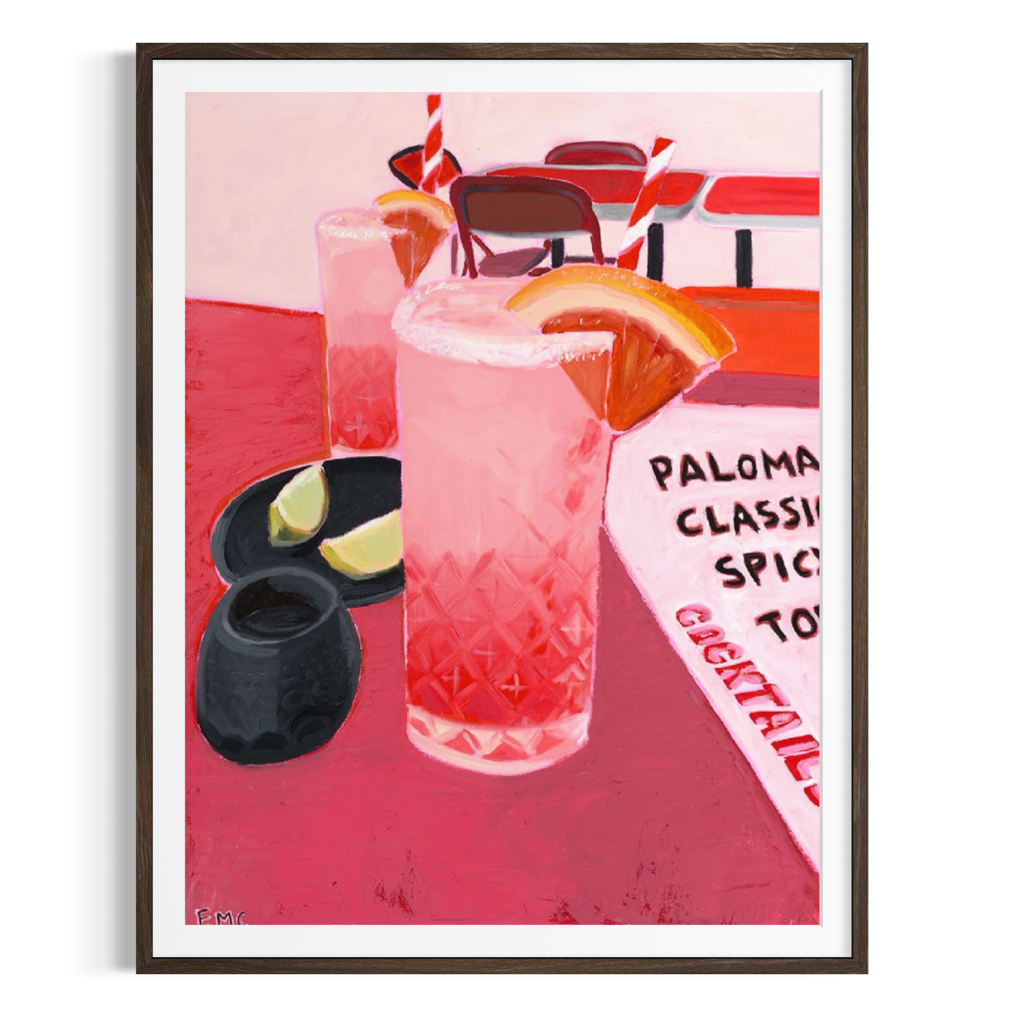 Palomas for two - Paper PRINT (Framed/unframed)