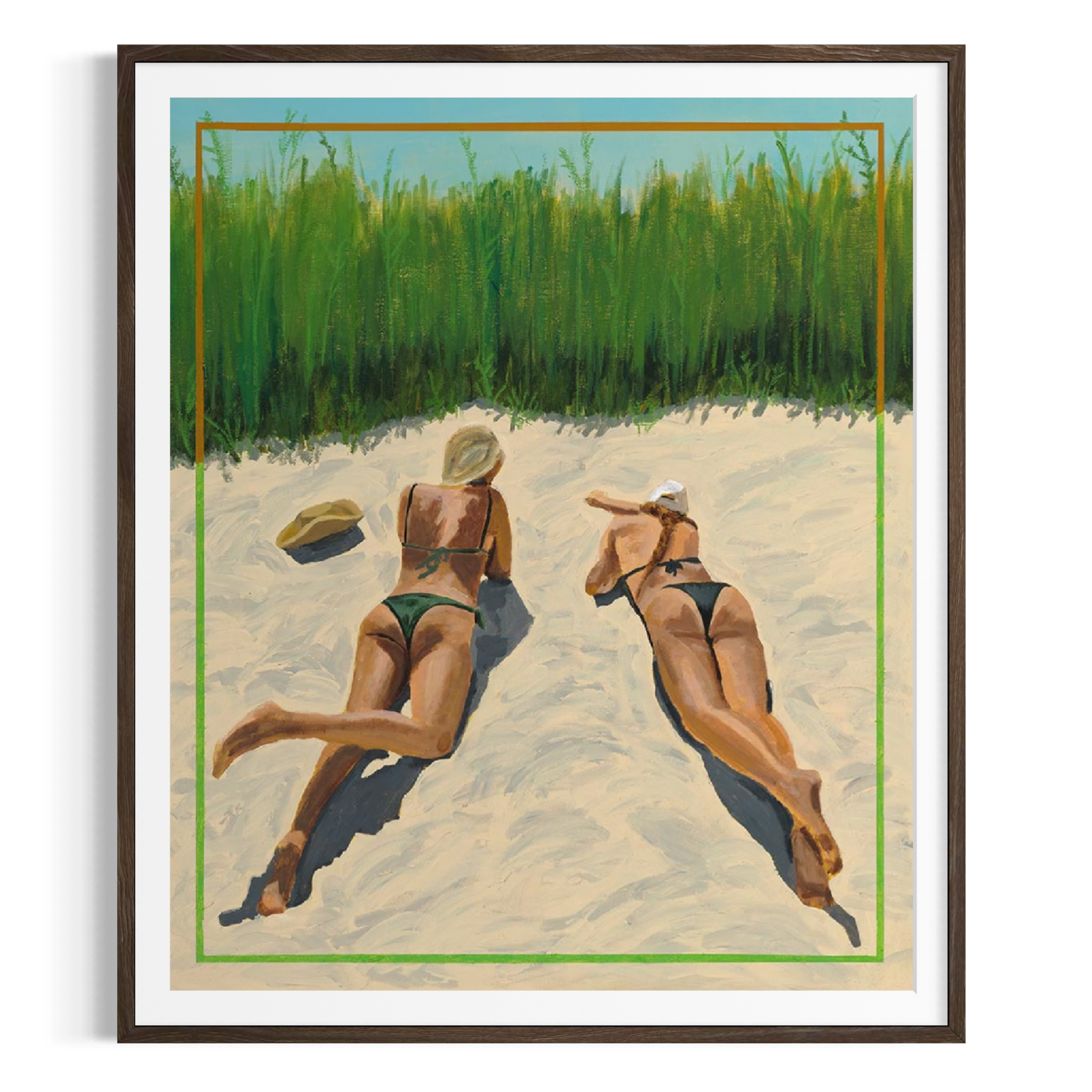 Beach Bums - Paper PRINT (Framed/unframed)