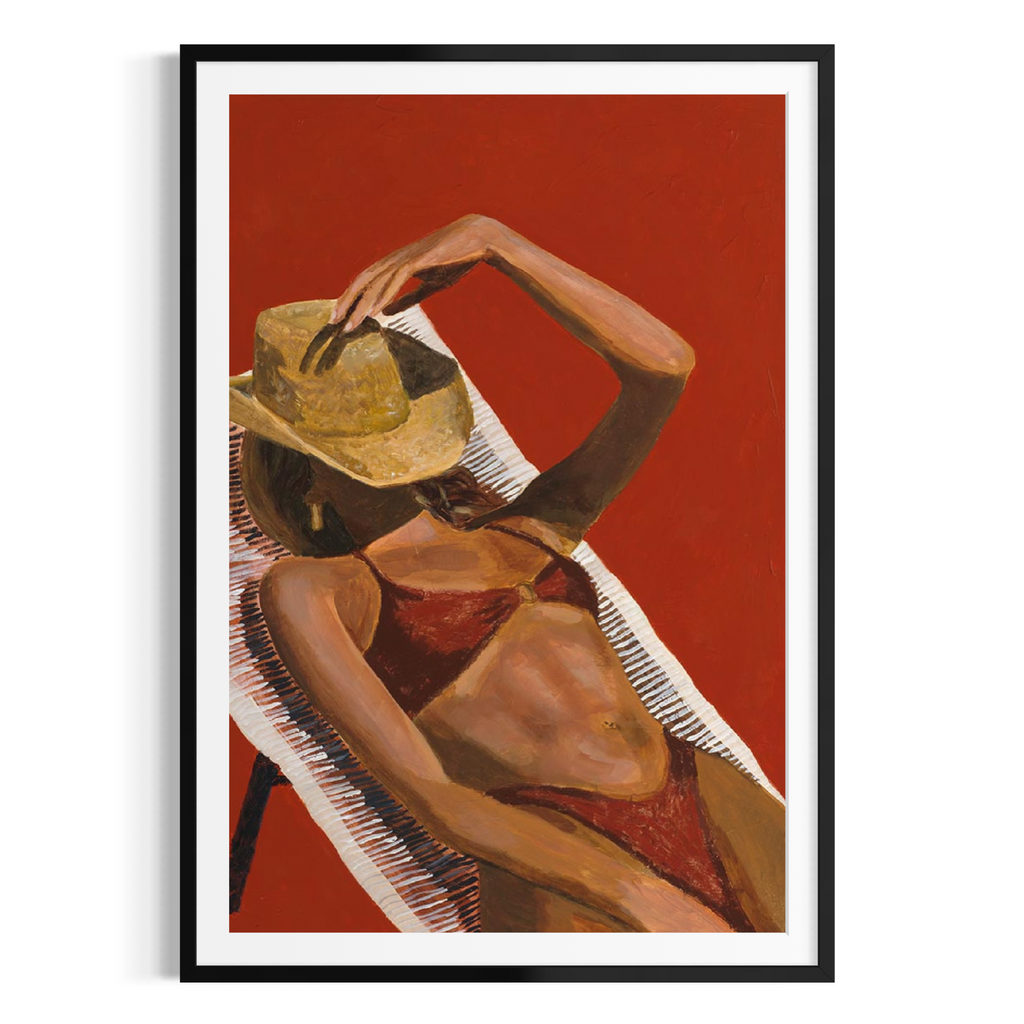 Soak up the sun - Paper PRINT (Framed/unframed)
