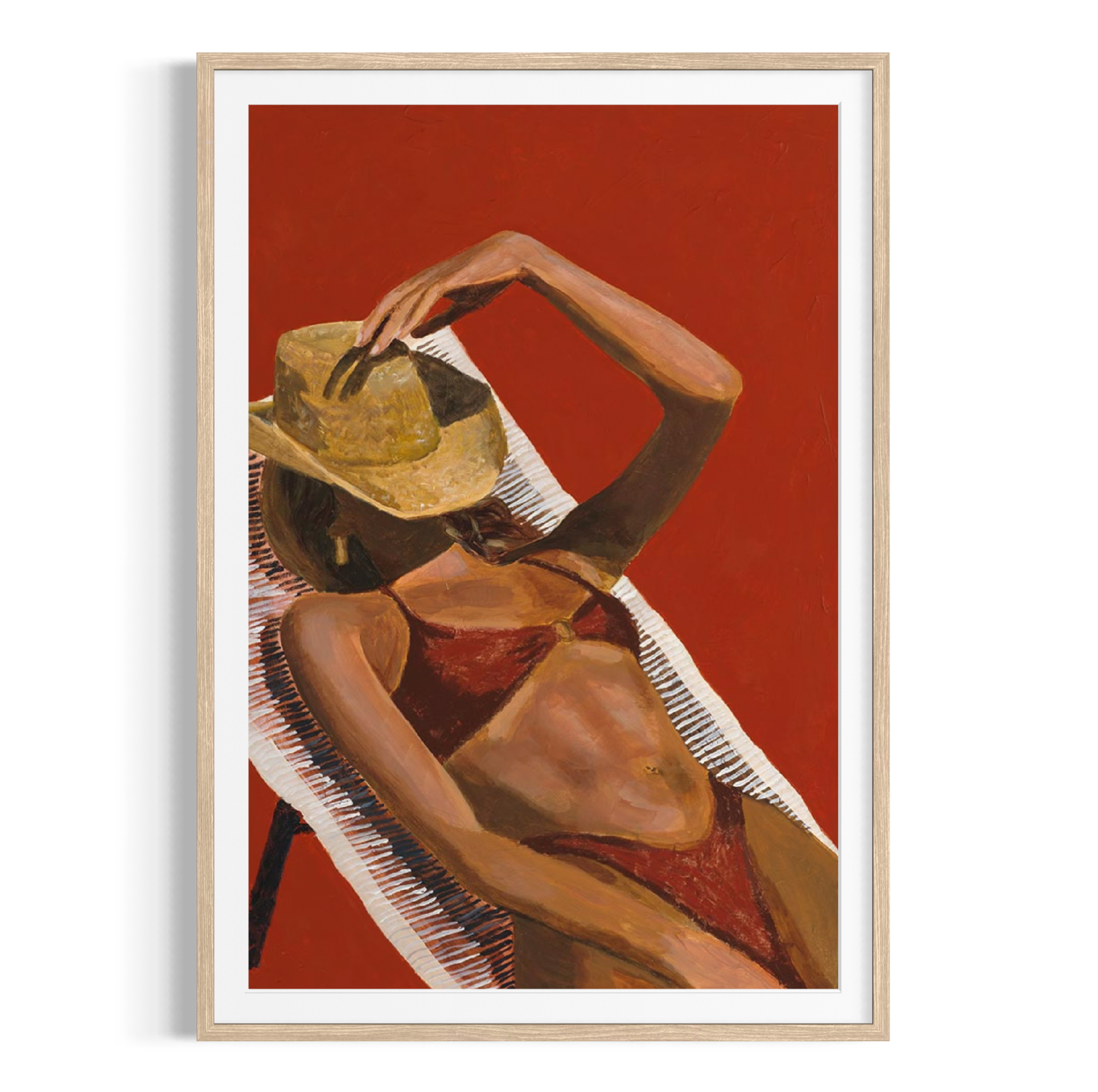 Soak up the sun - Paper PRINT (Framed/unframed)