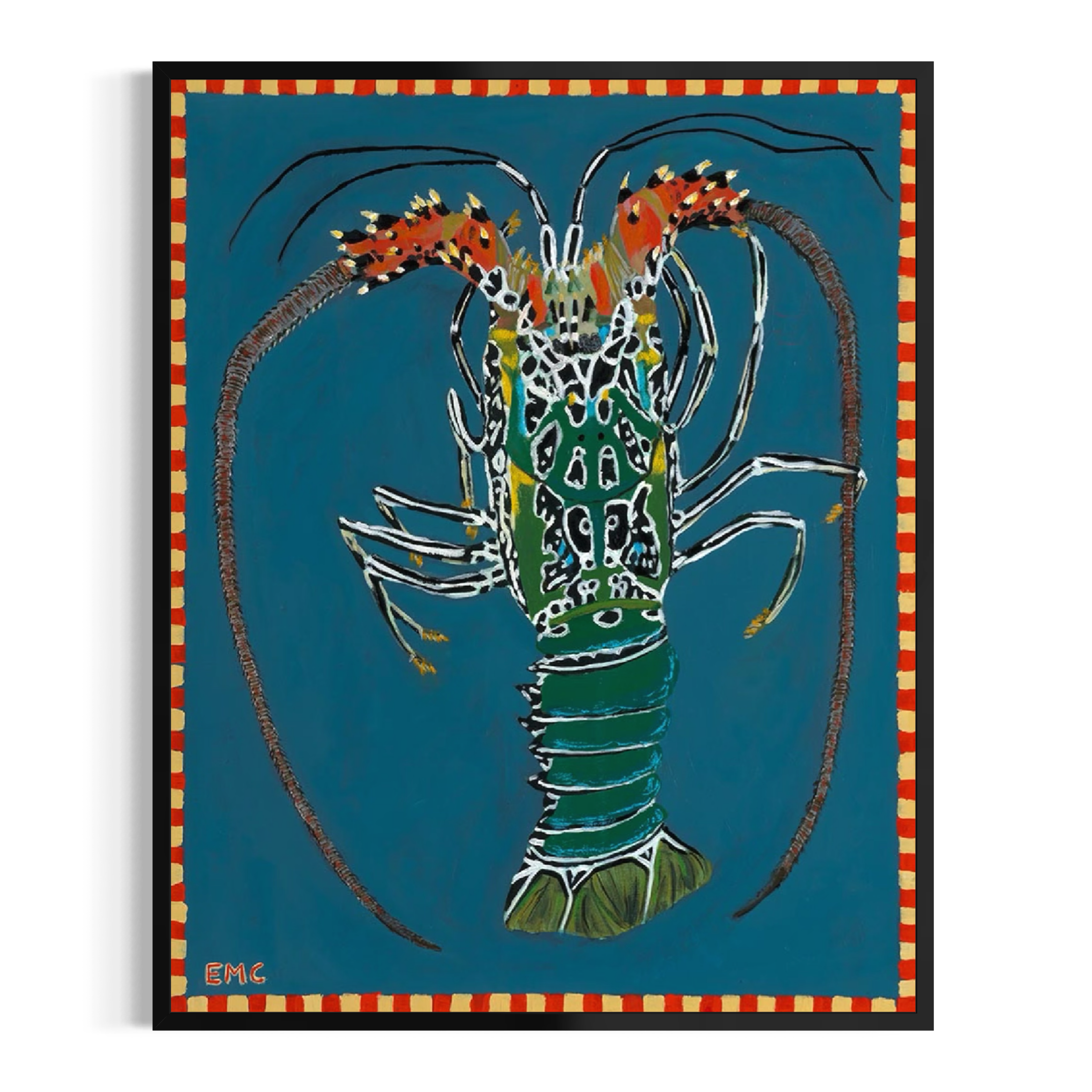 Palm island rock lobster - Paper PRINT (Framed/unframed)