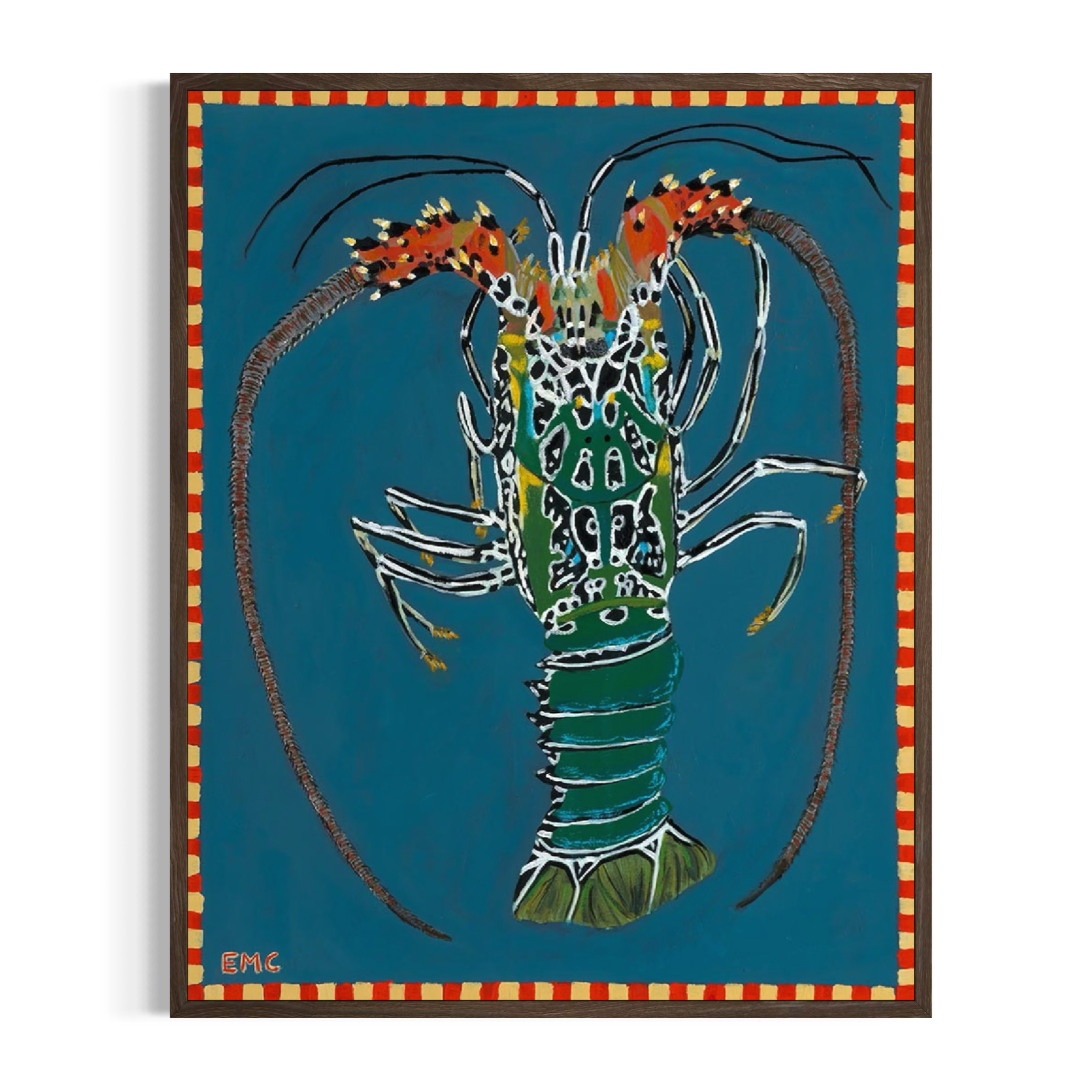 Palm island rock lobster - Paper PRINT (Framed/unframed)