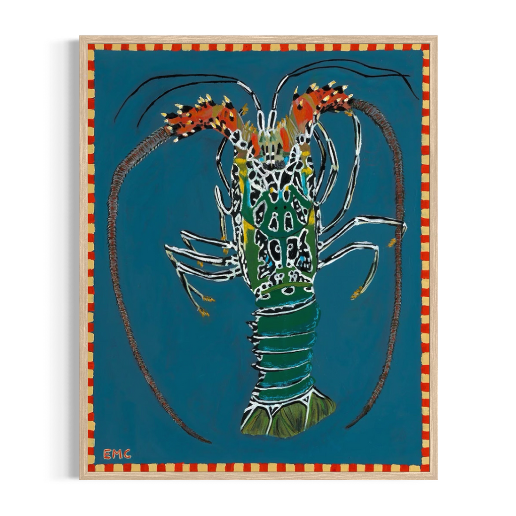 Palm island rock lobster - Paper PRINT (Framed/unframed)