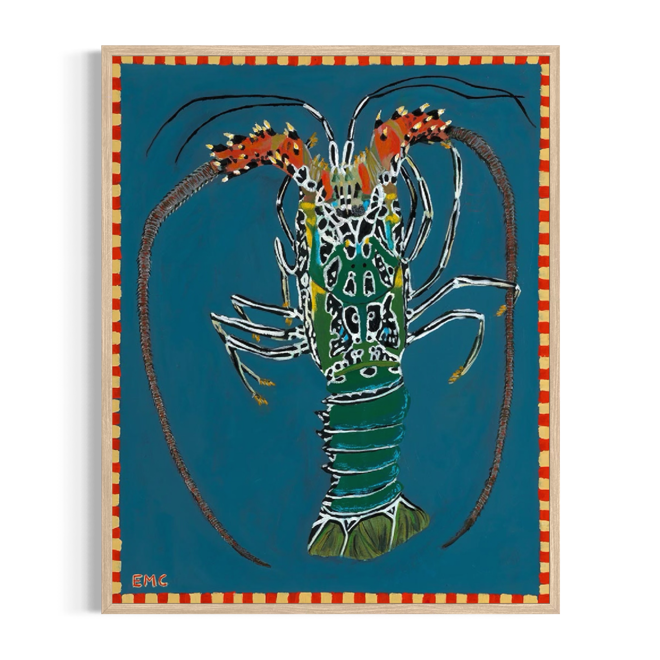 Palm island rock lobster - Paper PRINT (Framed/unframed)