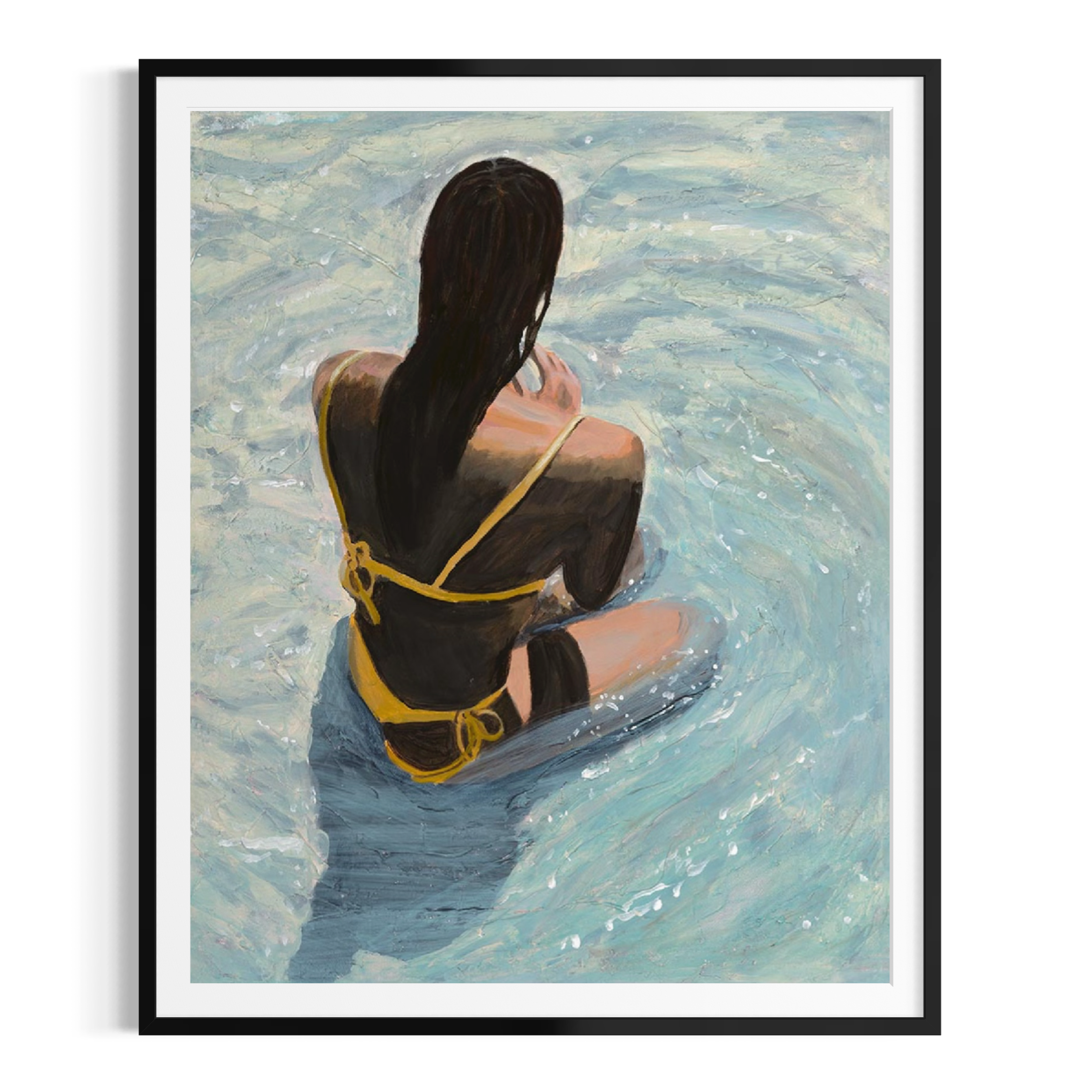 Sitting in the Shallows - Paper PRINT (Framed/unframed)