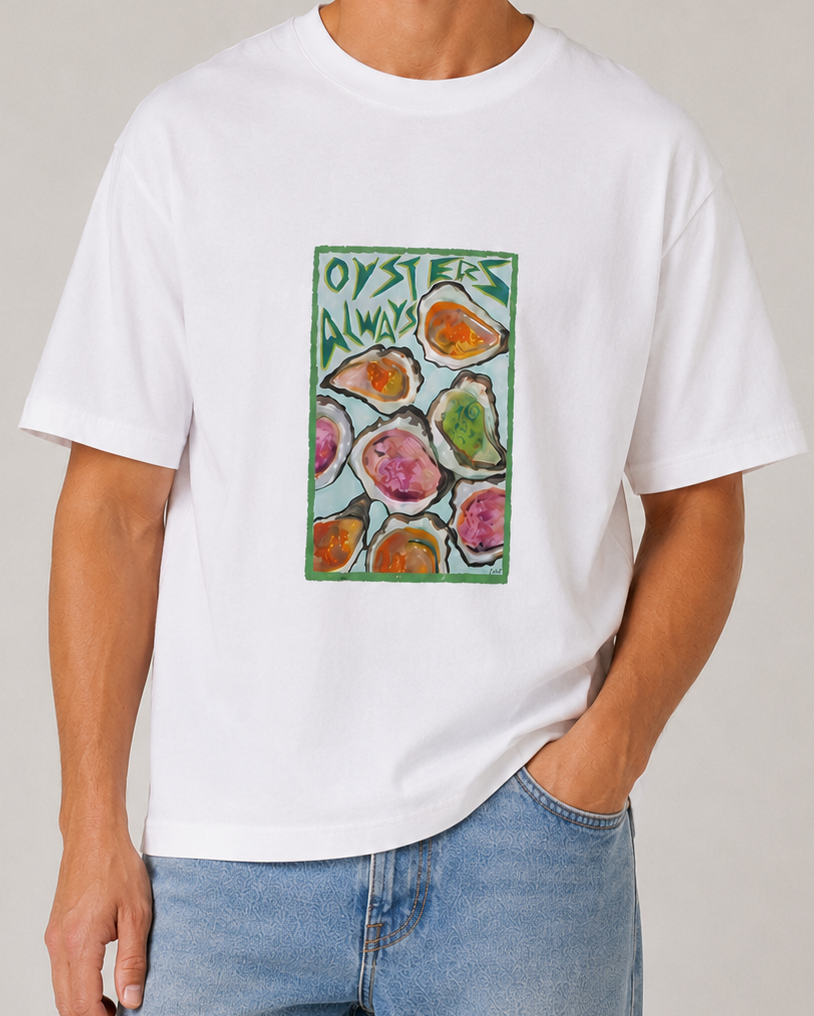 OYSTERS ALWAYS - men’s t-shirt
