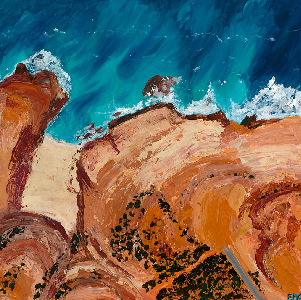 The secret cove - Paper PRINT (Framed/unframed)