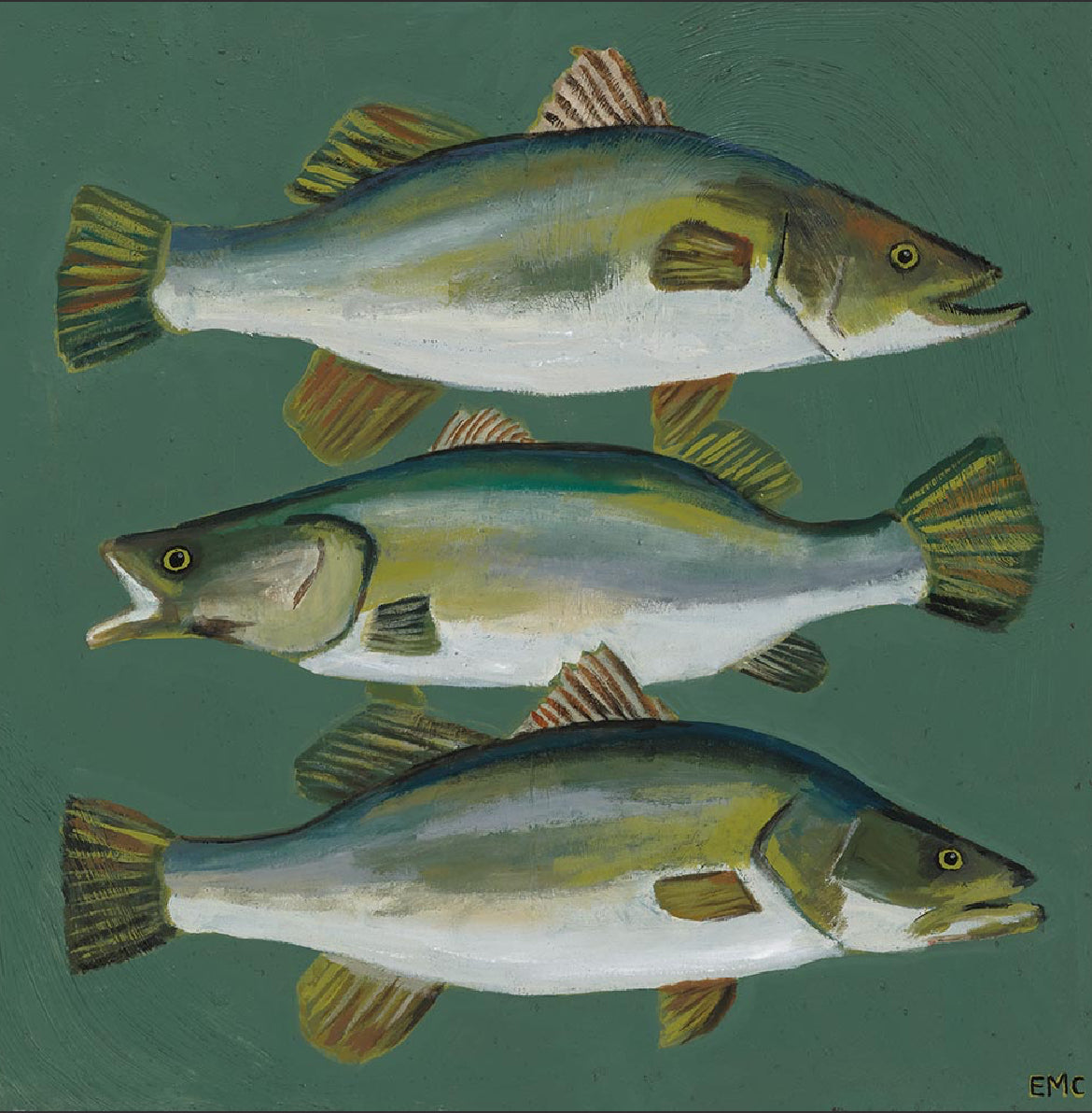 3 Barramundi  - Paper PRINT (Framed/unframed)