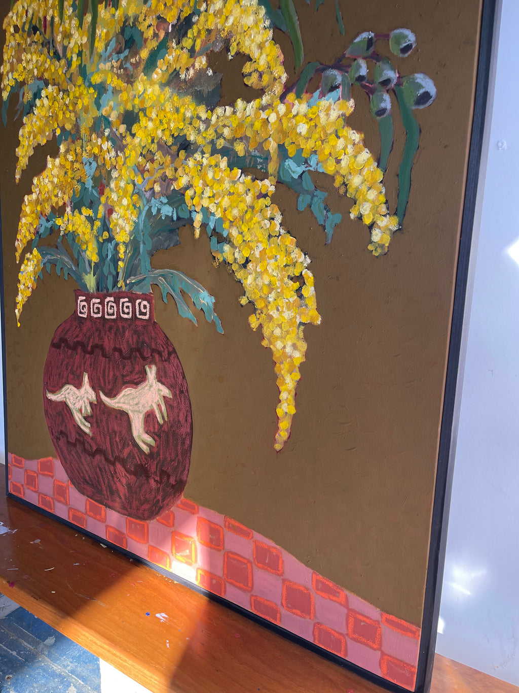 AUSTRALIAN WATTLE IN VASE