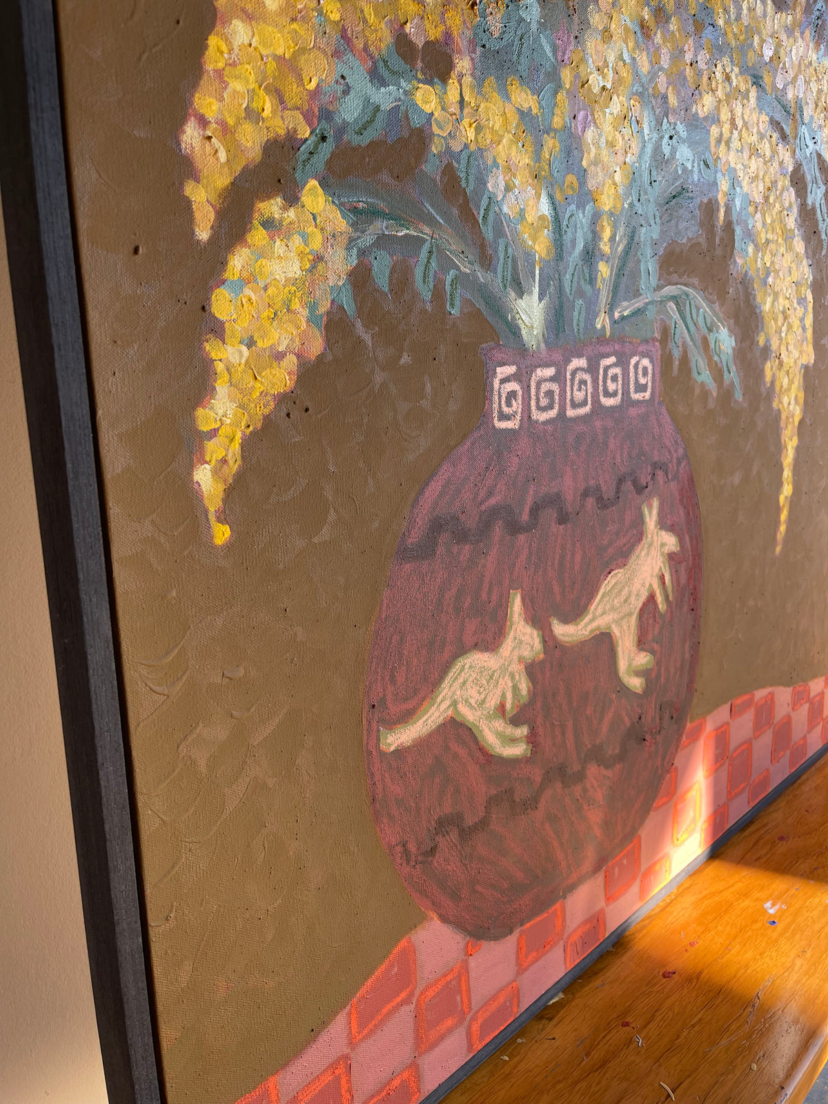 AUSTRALIAN WATTLE IN VASE